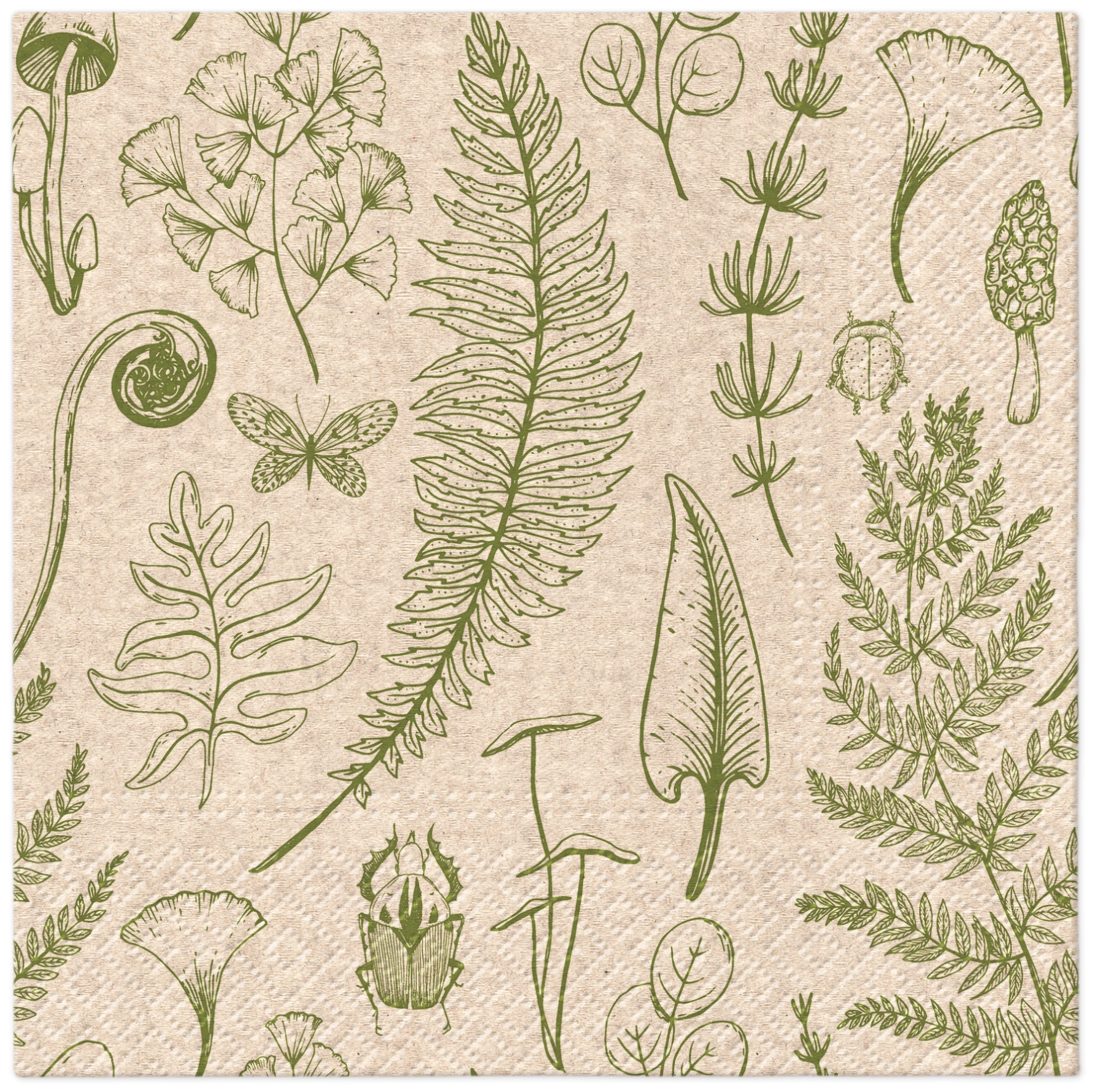 Servietten Lunch 20x We care Forest Nature, 33x33cm