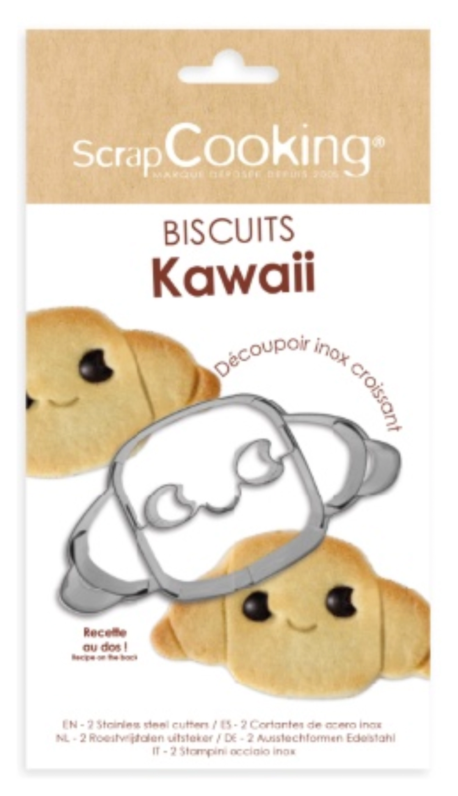 Kawaii Keksausstecher Croissantform