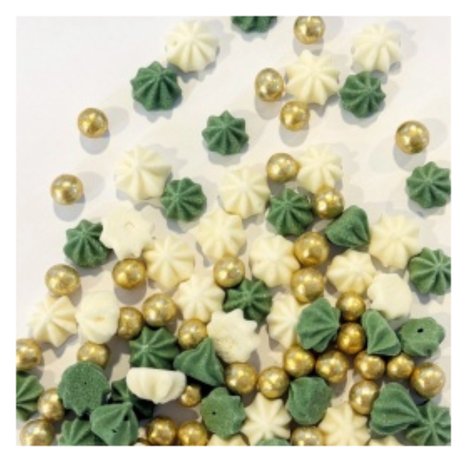 Décors sucrés forêt enneigée