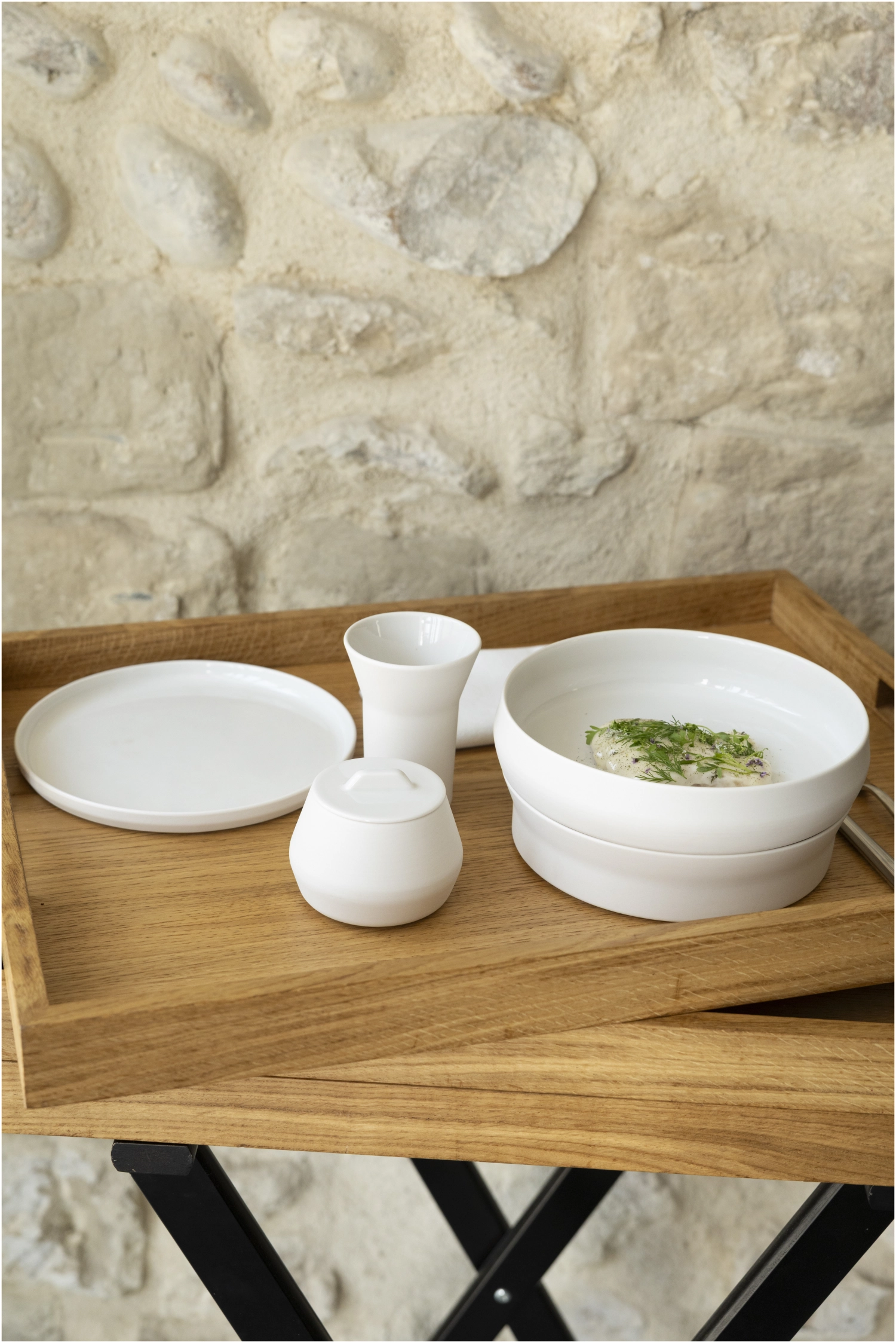 Contre-Jour Zuckerdose mit Deckel