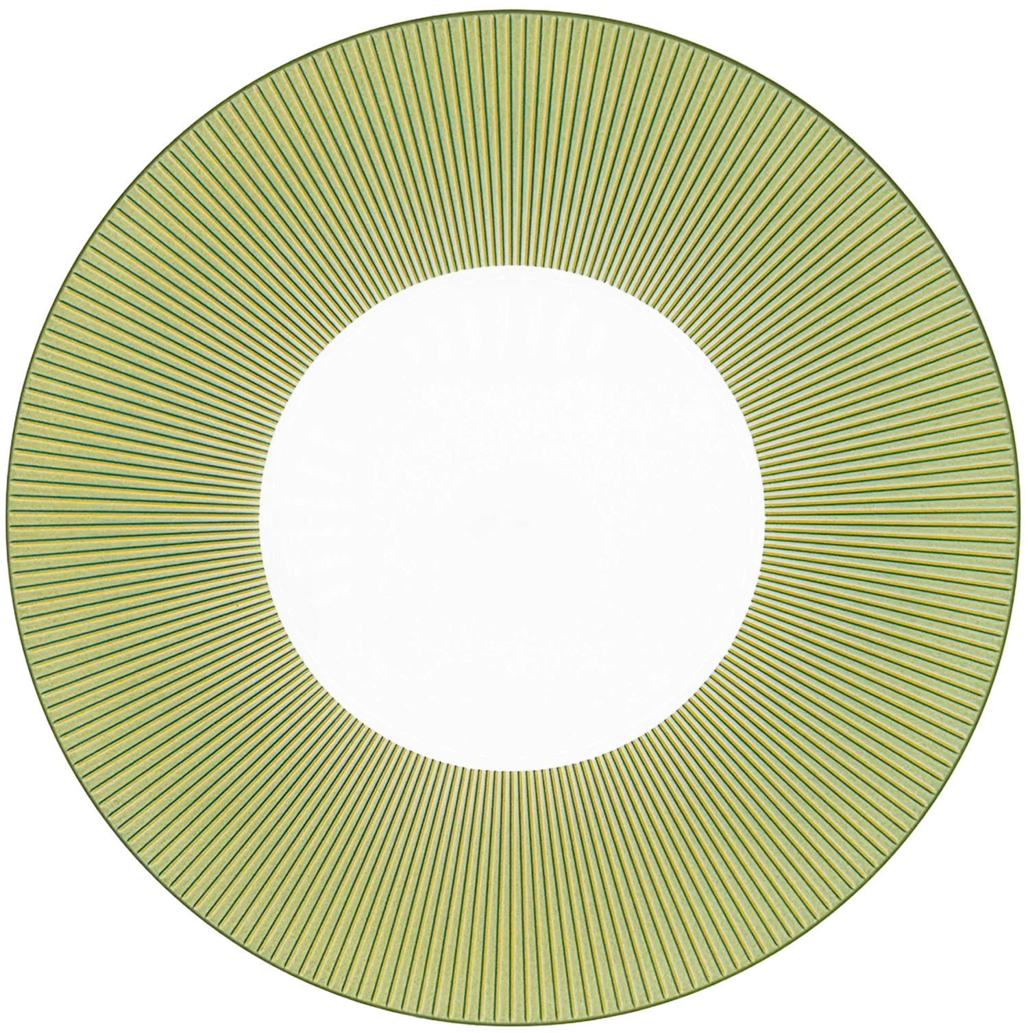 Assiette de présentation Bolero Iridescent verte