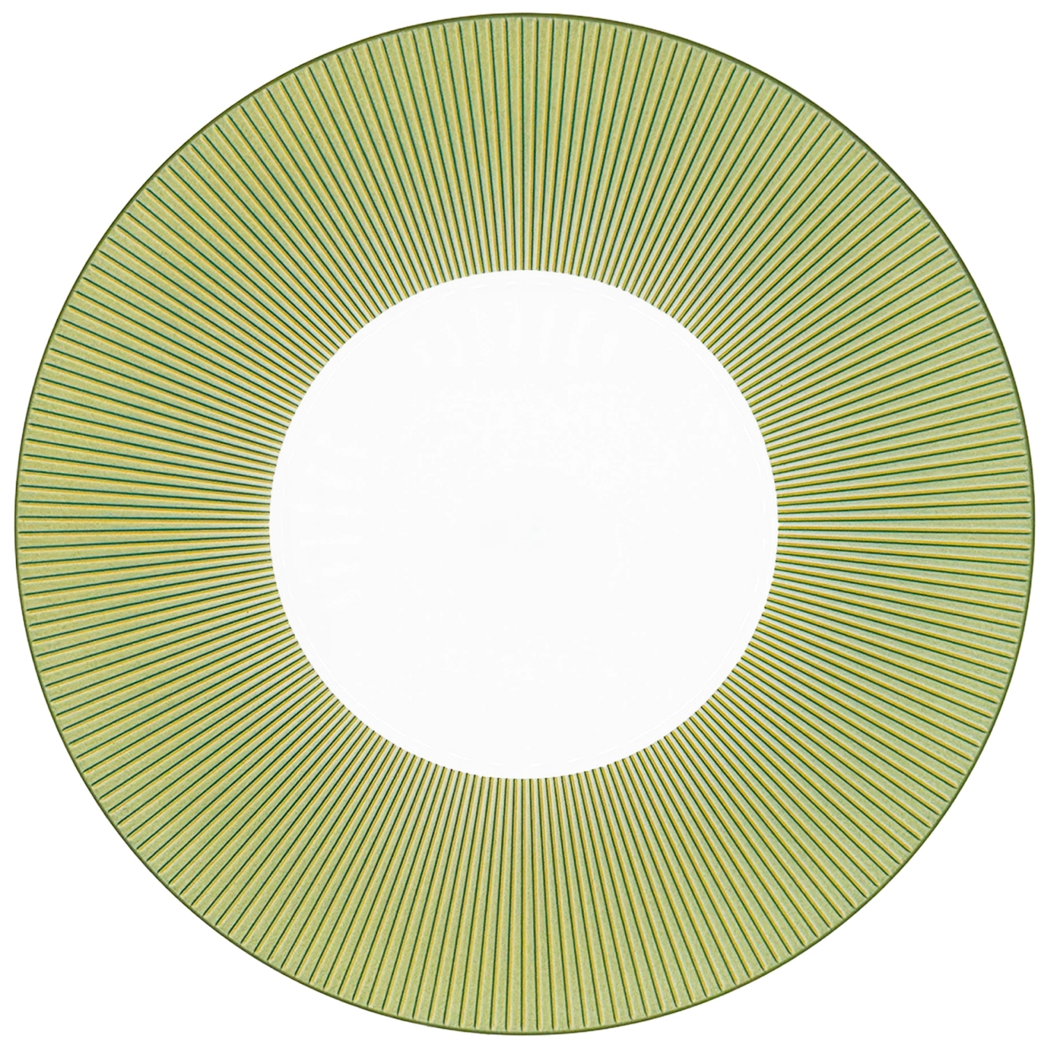 Assiette à dessert Bolero Iridescent verte
