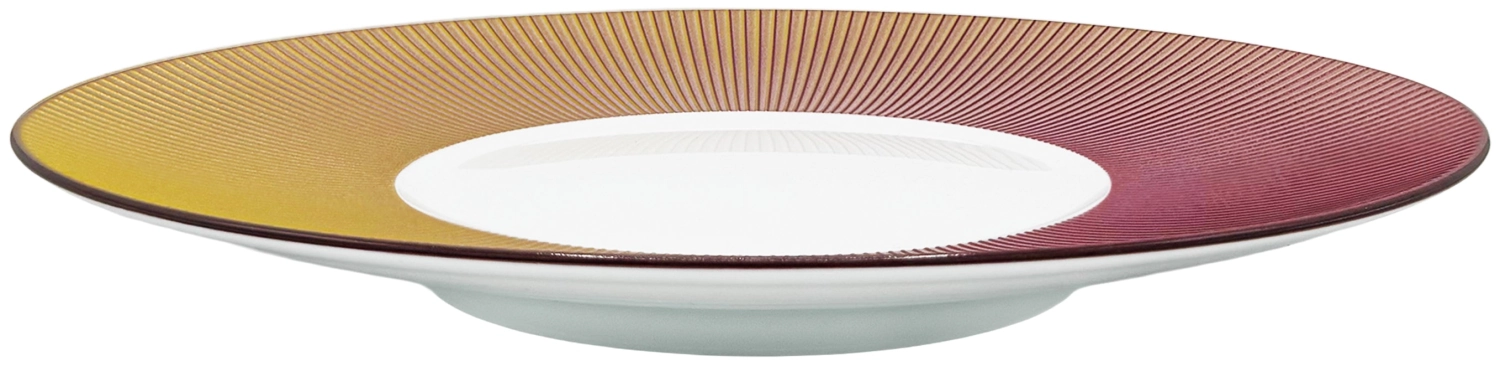 Bolero Iridescent mauve assiette de présentation