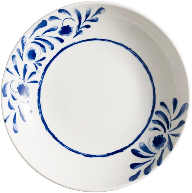 Lavis Blue Bloom Teller tief
