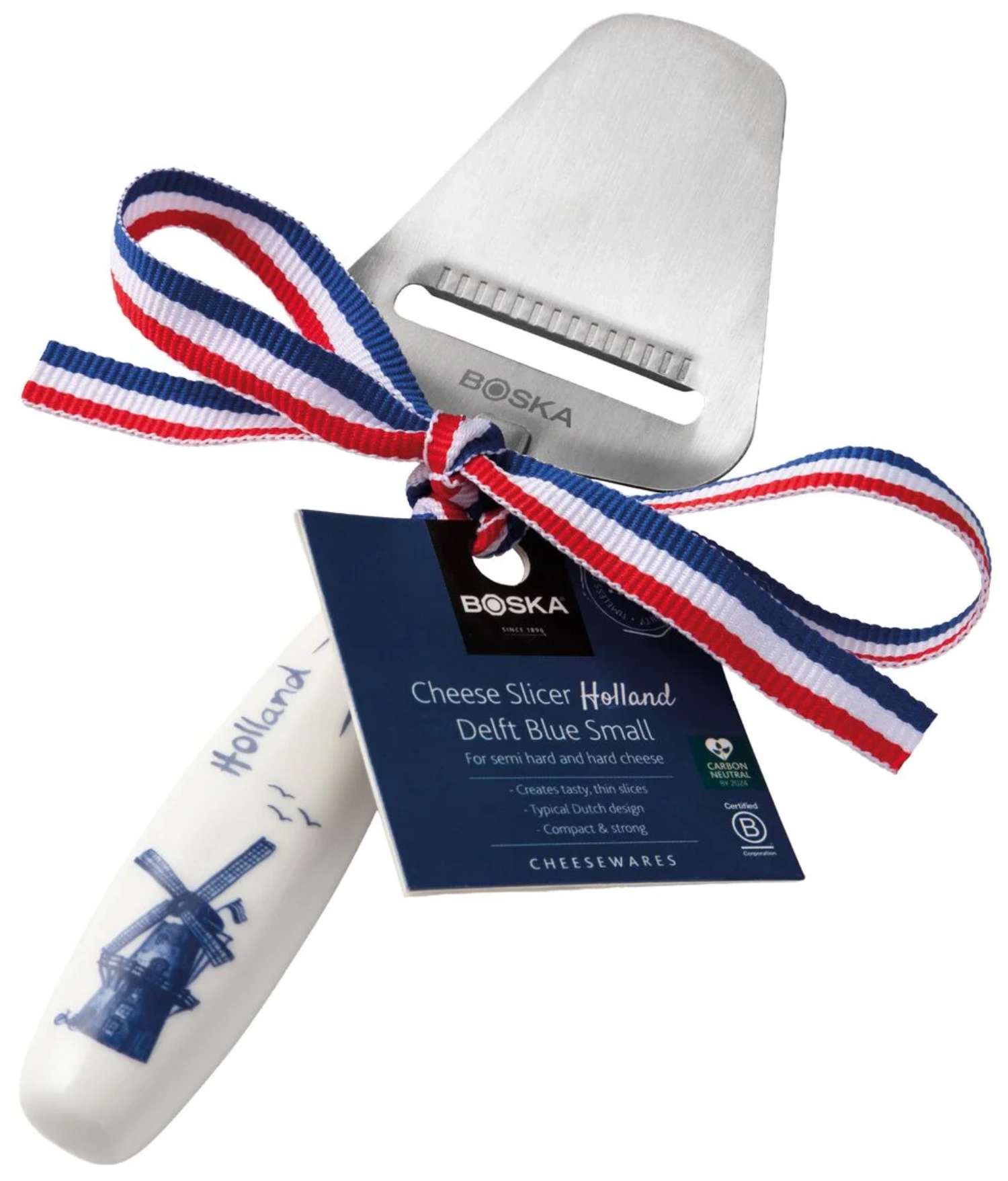 Coupe-fromage Holland petit modèle bleu