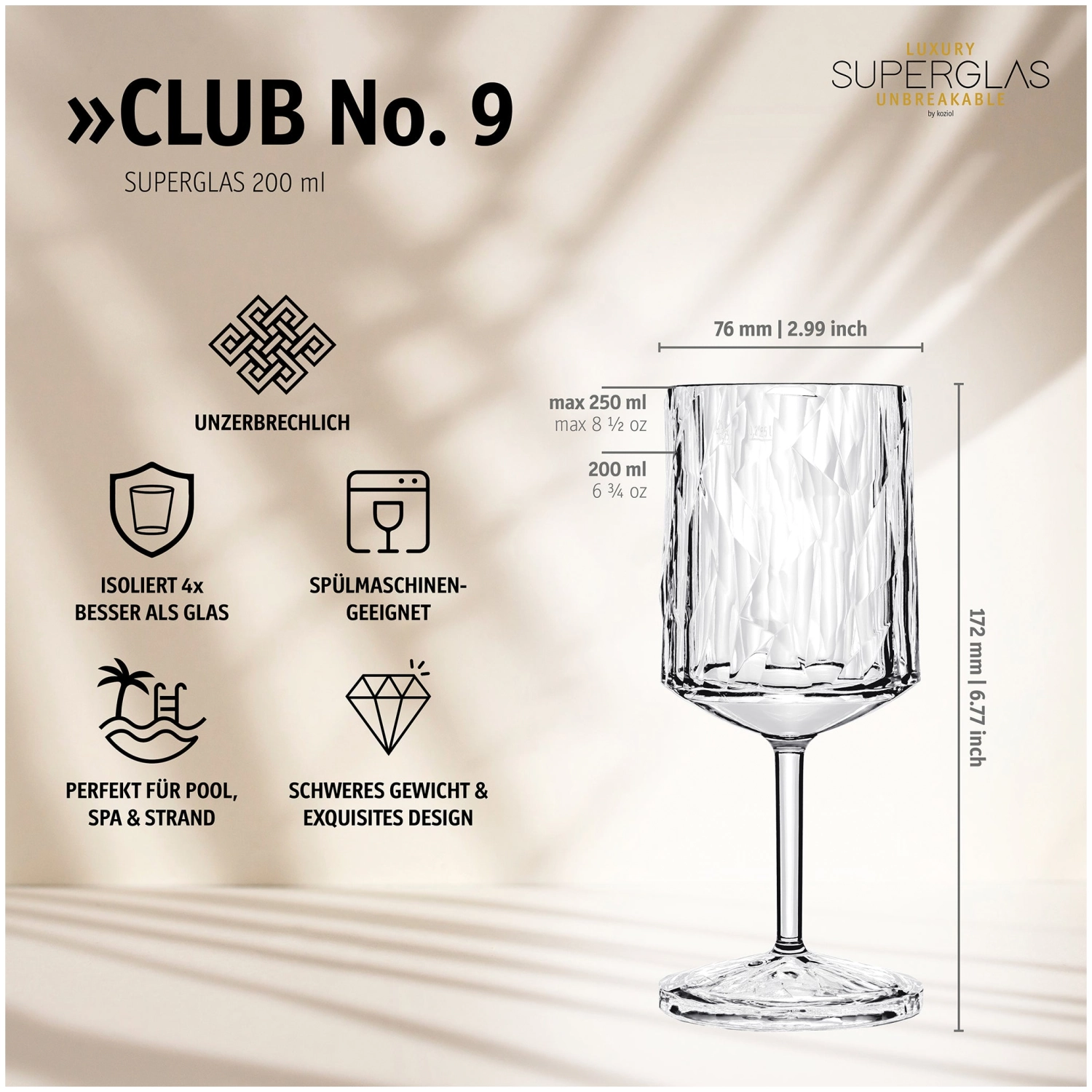 Club No. 9 Weinkelch