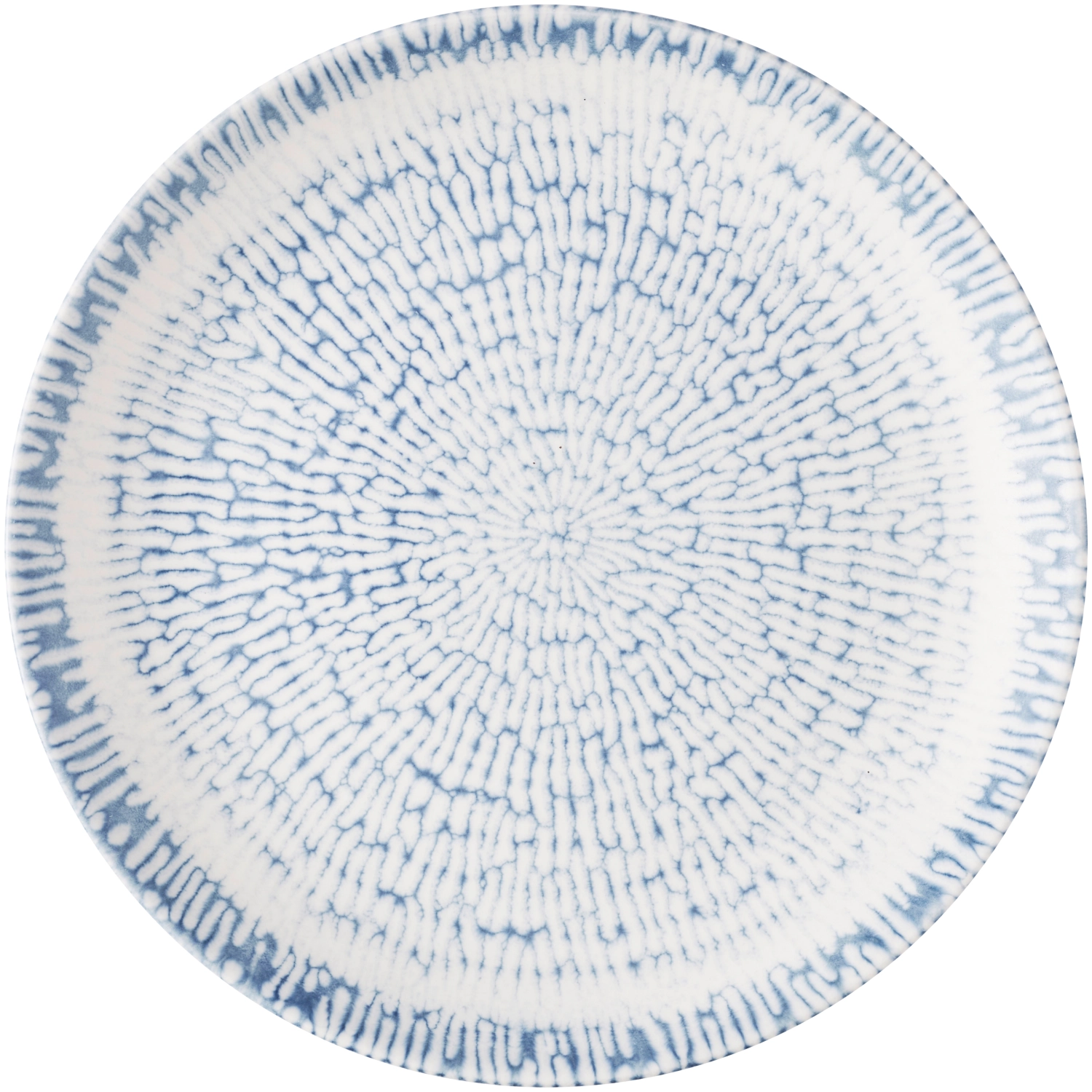 Cascade Indigo assiette coupe plate