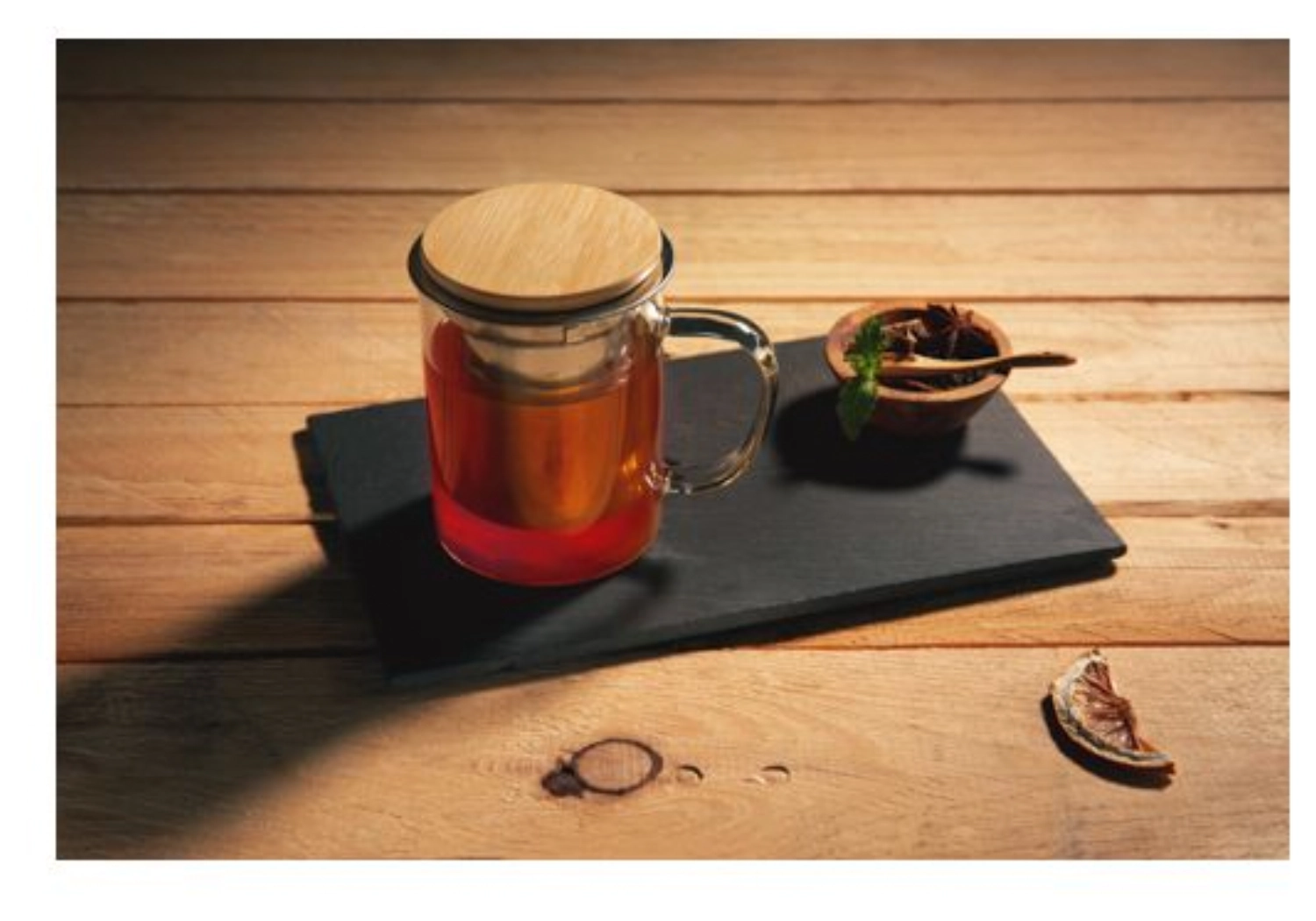 Borosilicate Teeglas