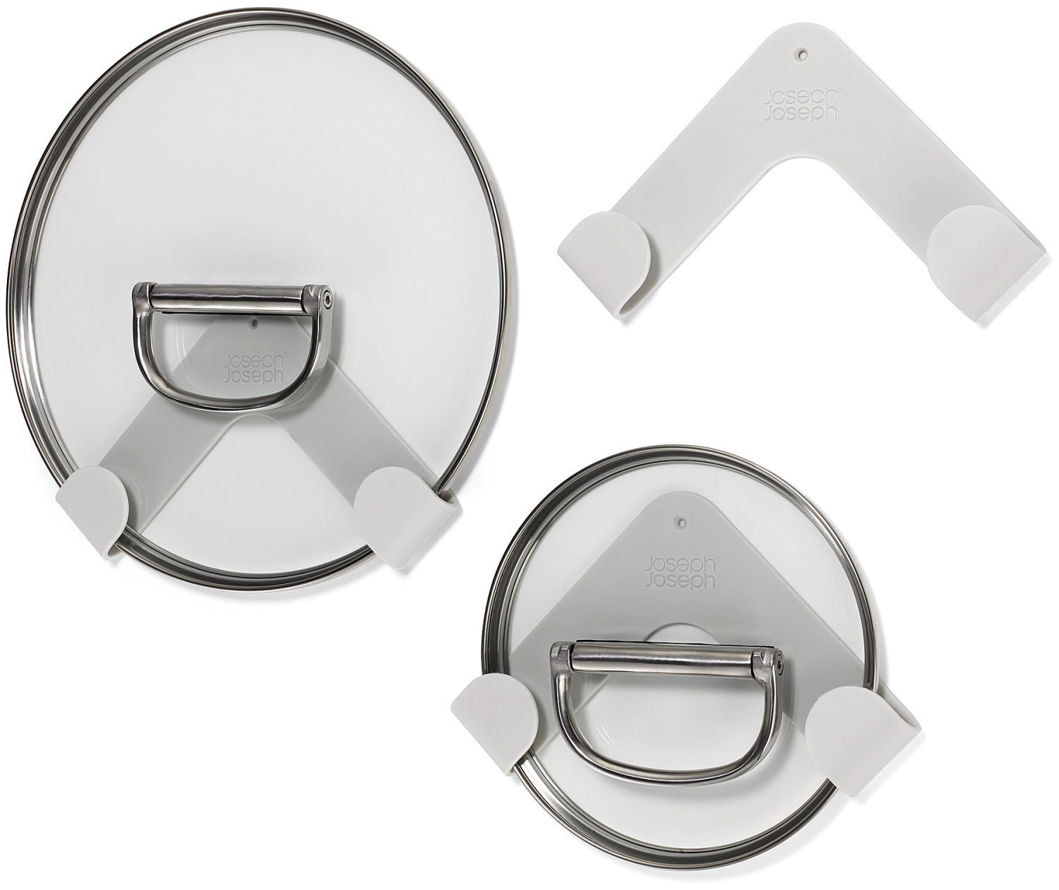 3er Set Space Deckelhalter