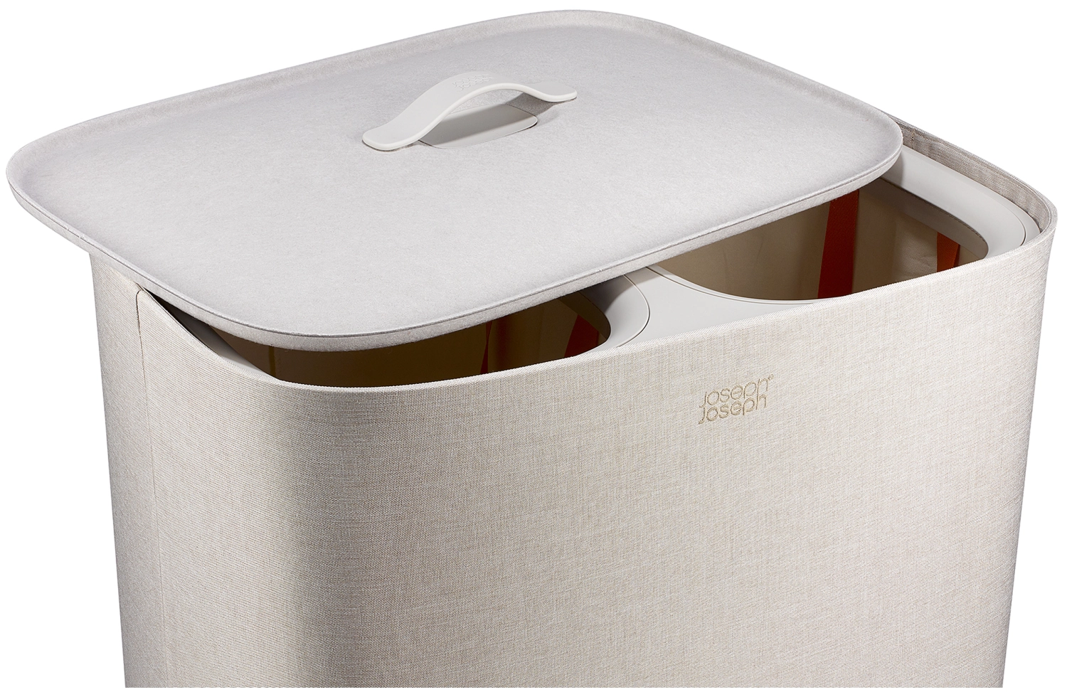 Tota Twin 90l panier à linge 2x45l pale mushroom