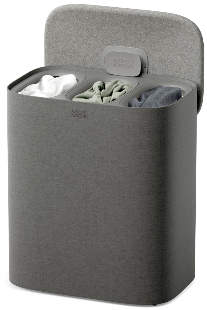 Tota Trio 90l Wäschetrennkorb 3x 30l forest grey