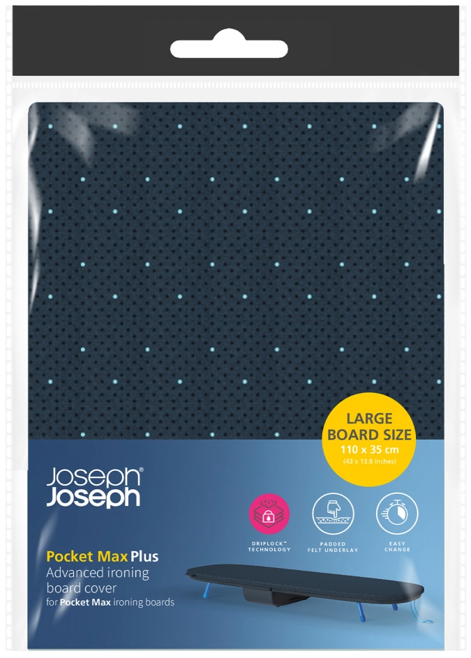Pocket Max Bügelbrettbezug blau