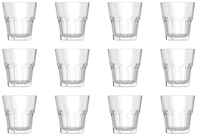 12er Set Titan Rocks Becher