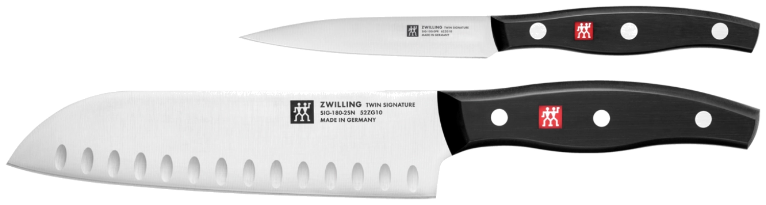 2tlg. Signature Messerset Schäl-/Santokumesser