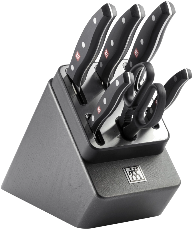 7tlg. Signature Messerblock Kunststoff schwarz