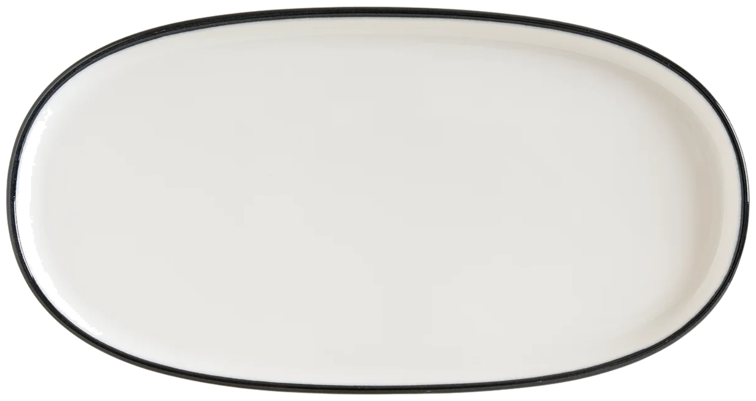 Linea Black Hygge Teller oval