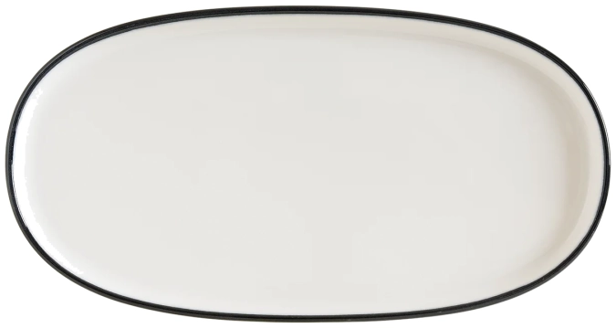 Linea Black Hygge Teller oval