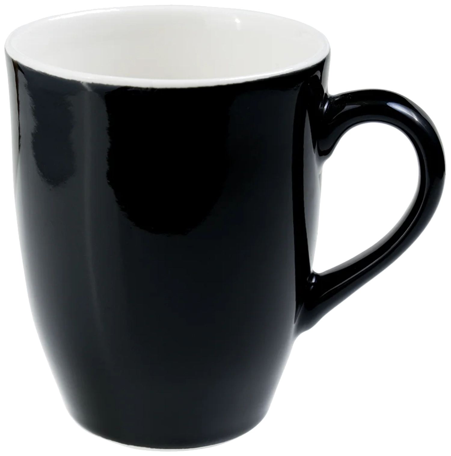 Linea Black mug conique