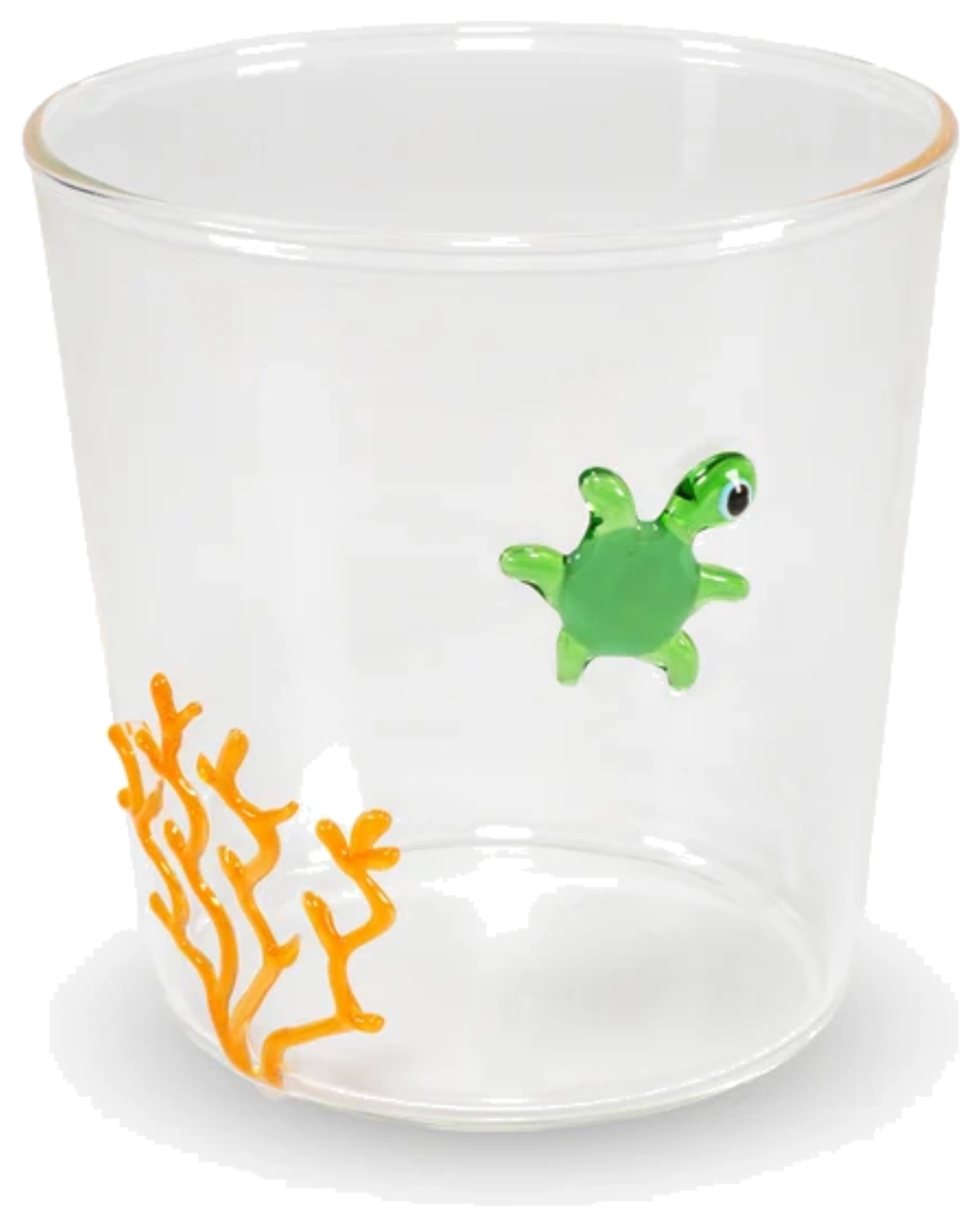 Borosilikat Trinkglas Schildkröte