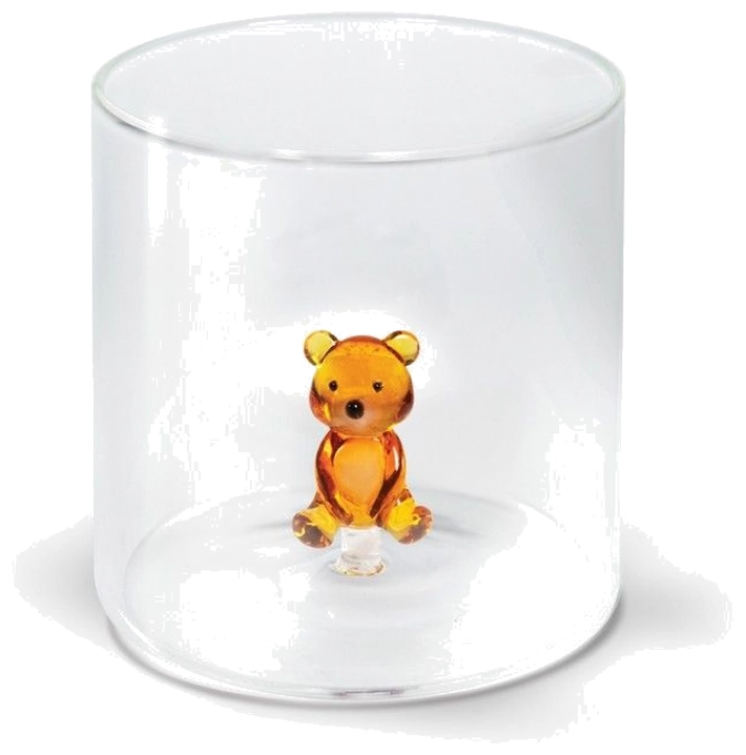 Gobelet borosilicate ourson