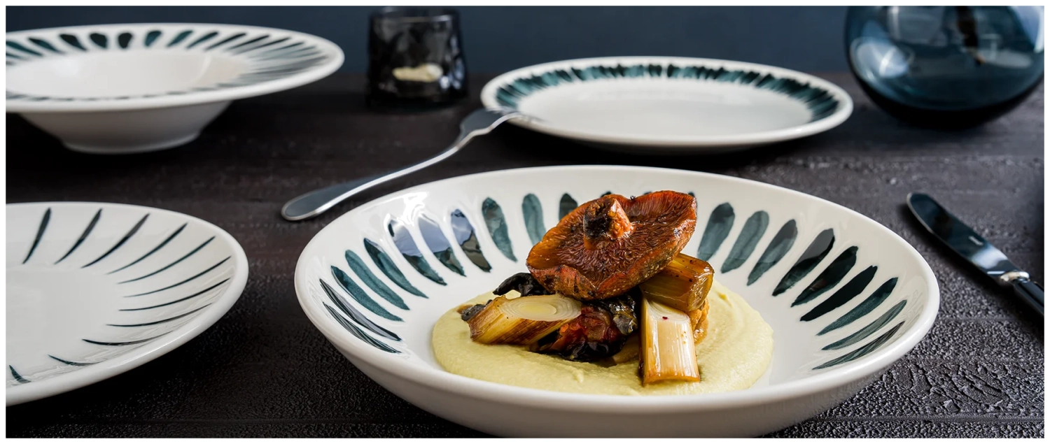 Lavis Black Gourmet assiette plate