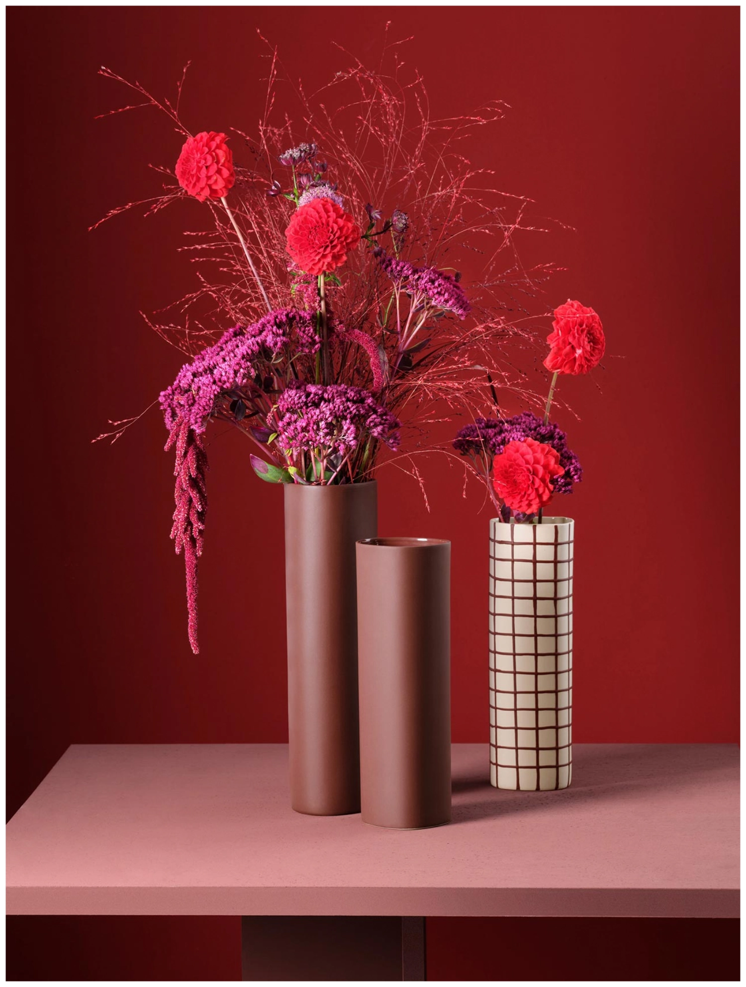 Vase bordeaux