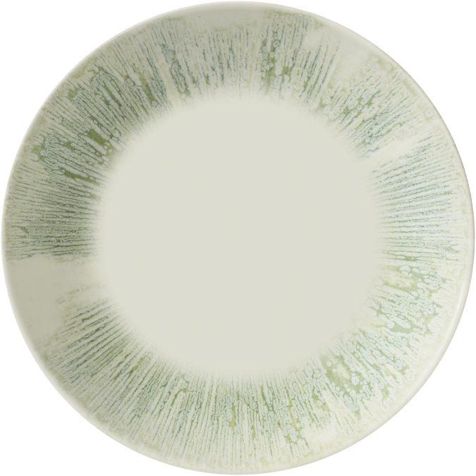 Lyra Green assiette coupe