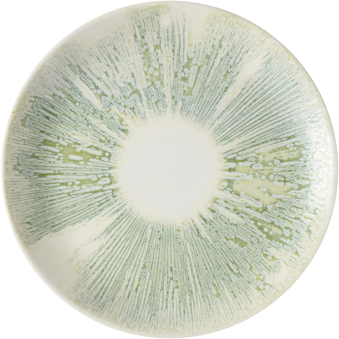 Lyra Green assiette coupe