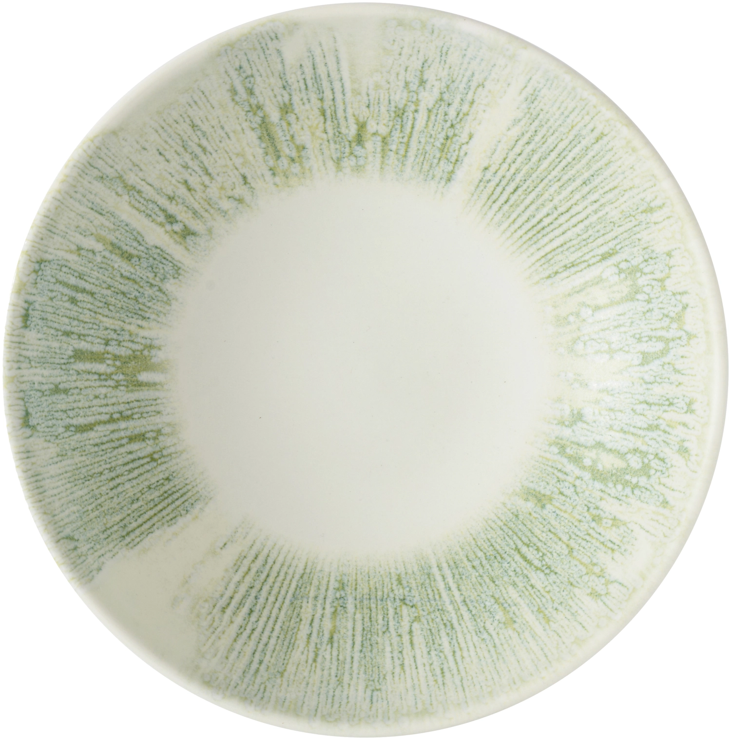 Lyra Green assiette creuse coupe