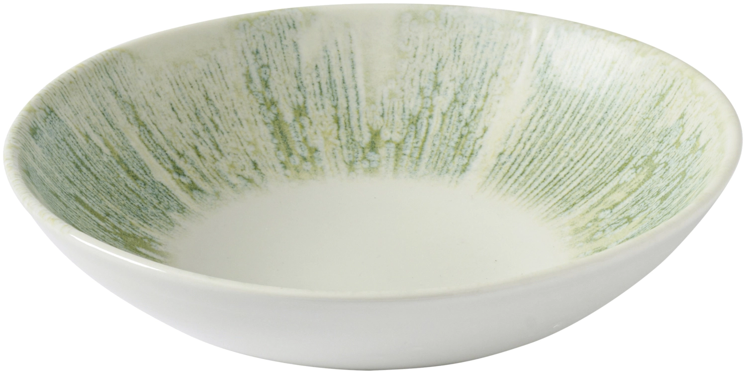 Lyra Green assiette creuse coupe