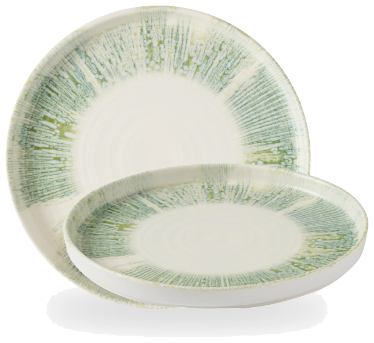 Lyra Green assiette Walled