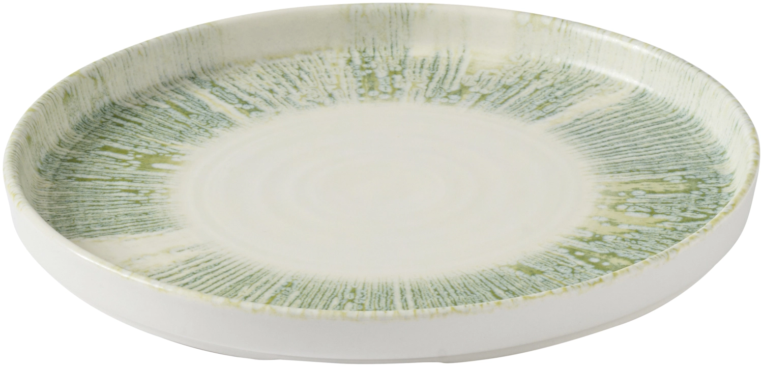 Lyra Green assiette Walled