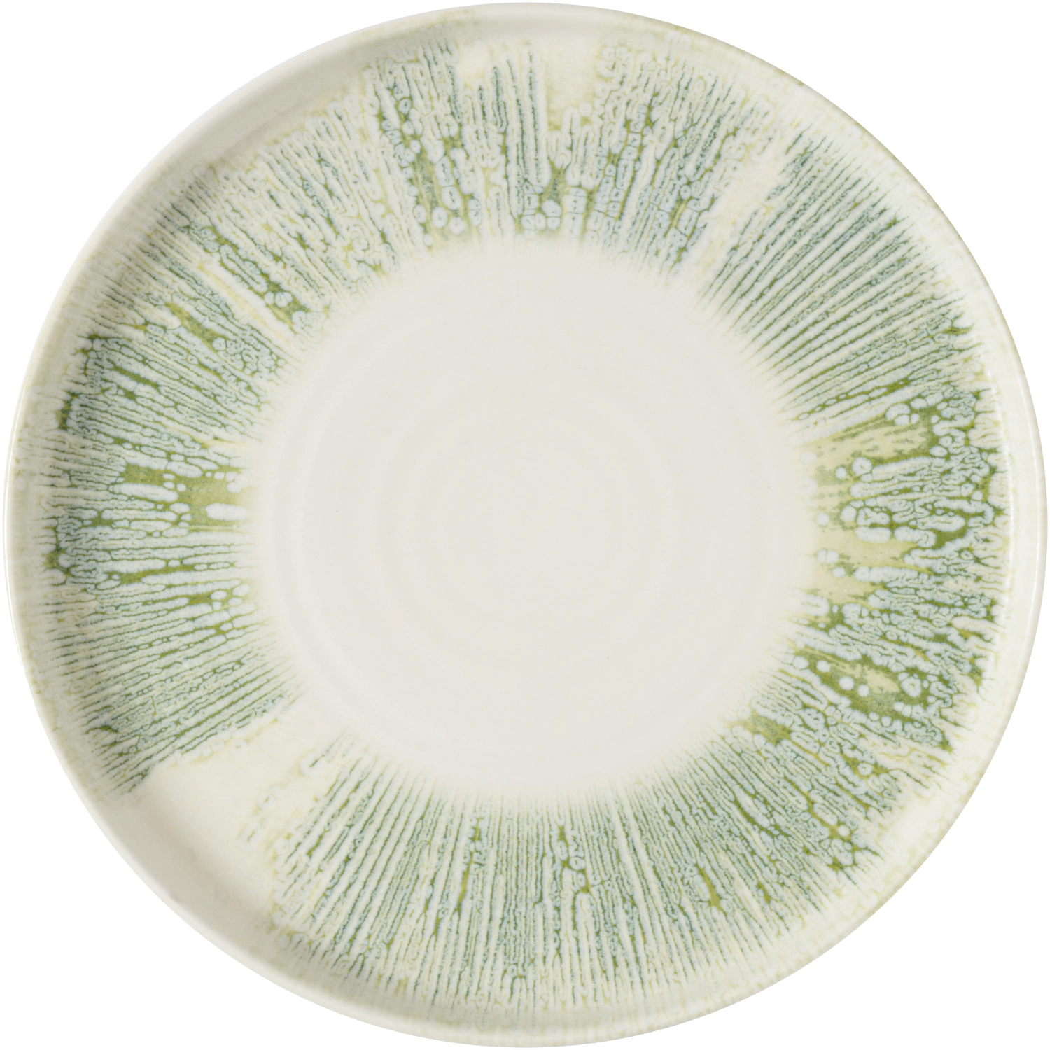 Lyra Green assiette Walled