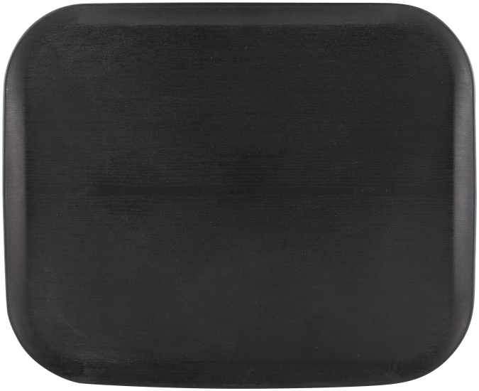 Plateau Rocca GN 1/2 Grain noir 32,5x26 cm antidérapant