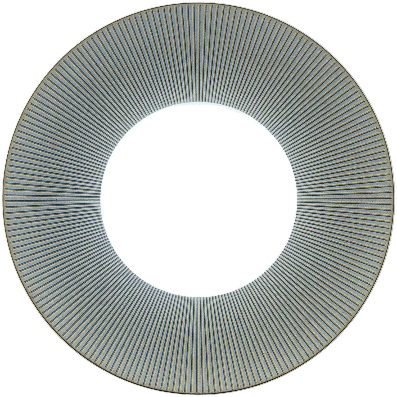 Bolero Iridescent assiette plate bleue