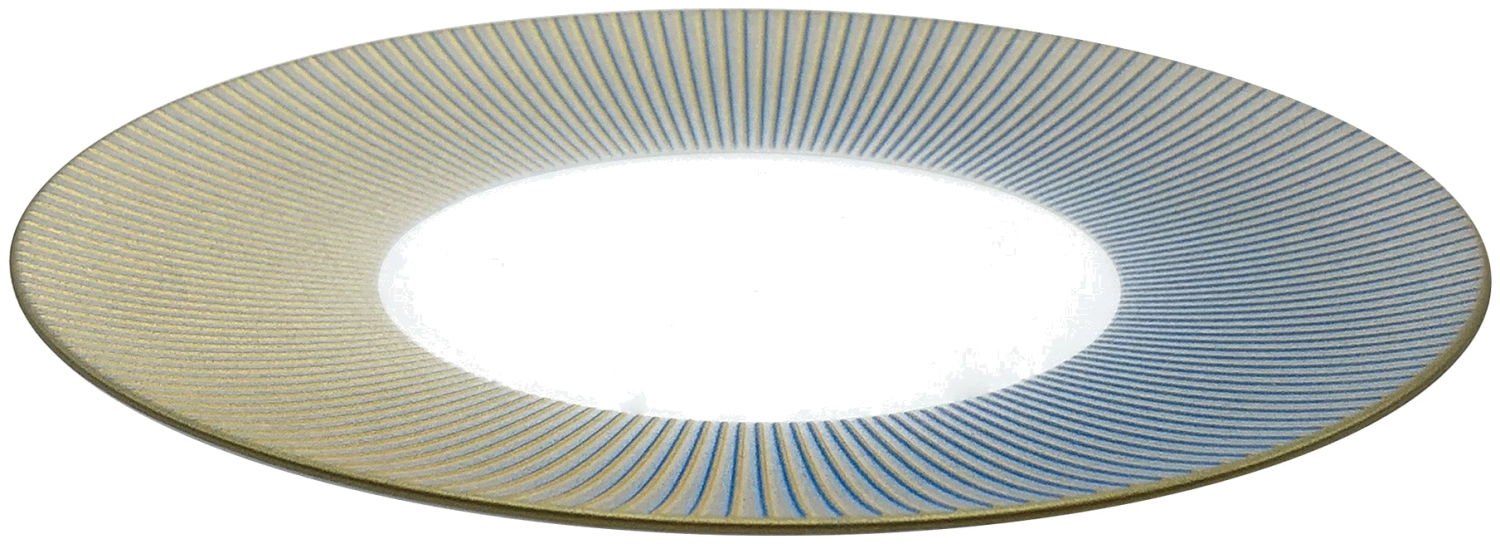 Bolero Iridescent assiette à dessert bleue