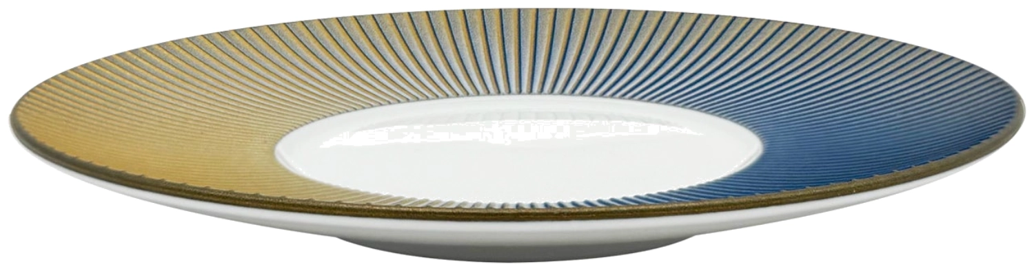 Bolero Iridescent assiette à pain bleue
