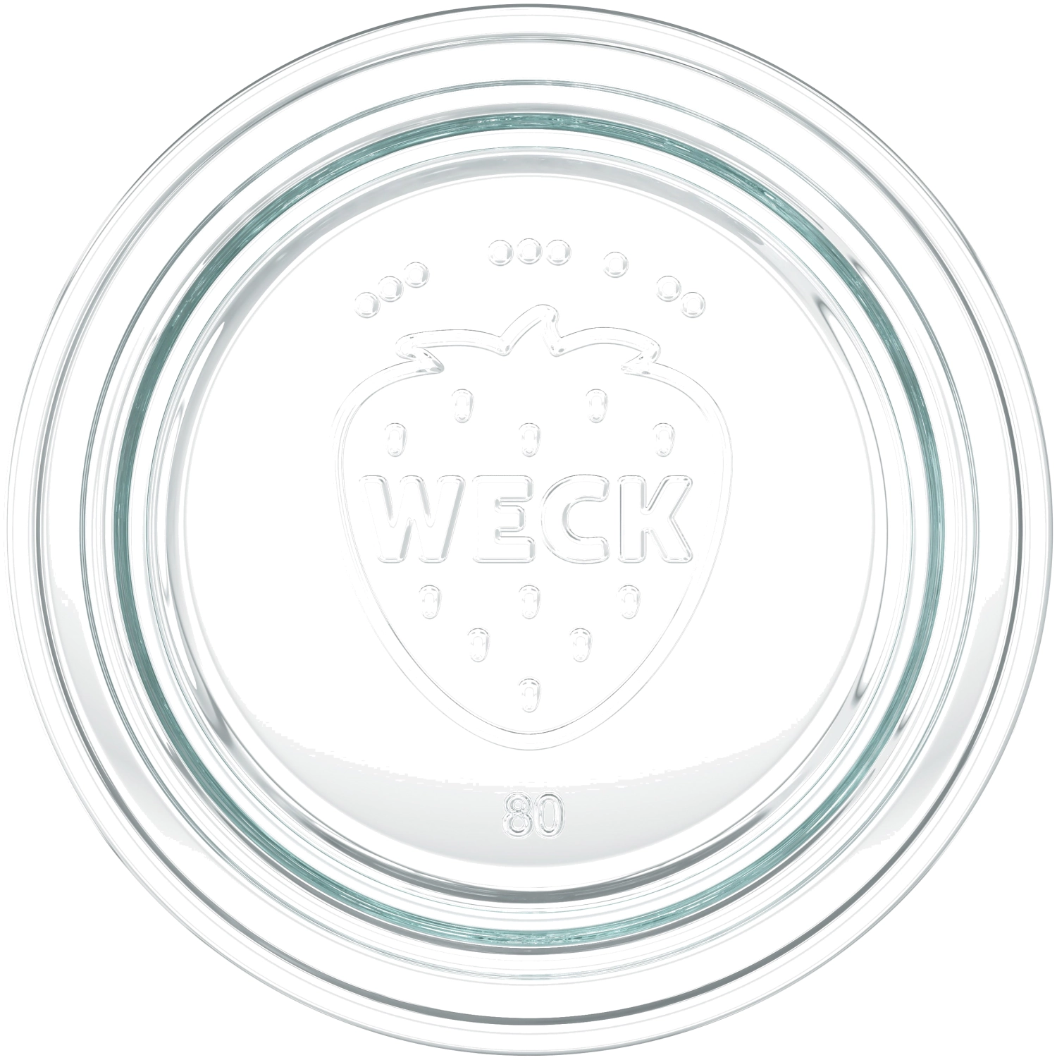 3er Set WECK Glasdeckel