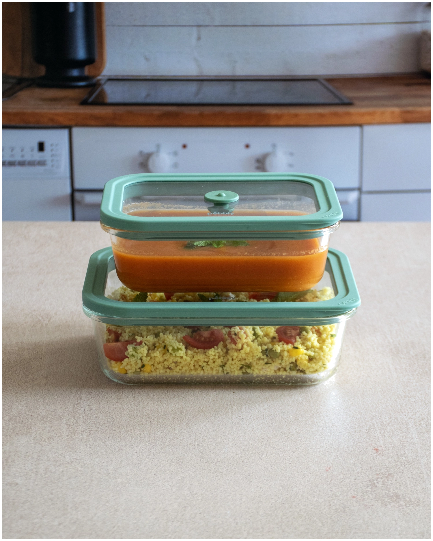 3er Set Vakuum 630ml 1000ml m Handpumpe