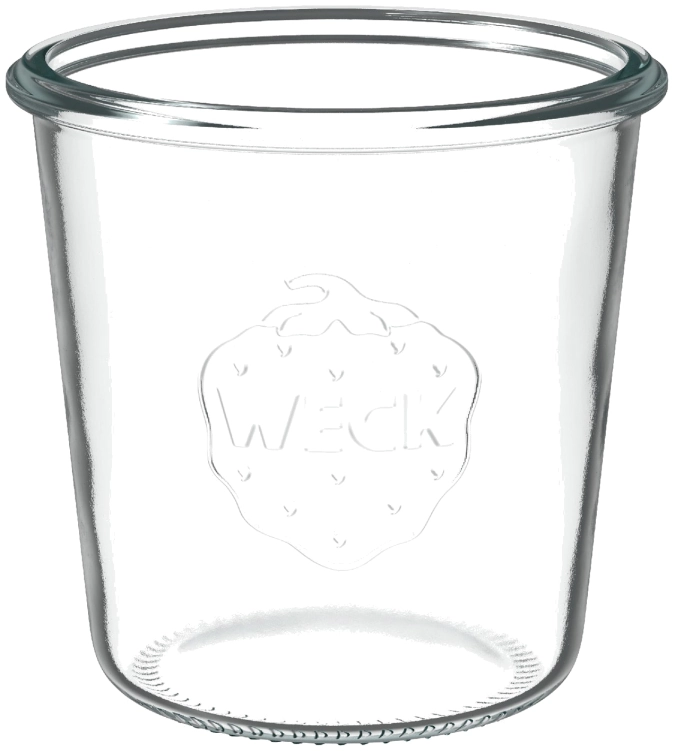 8er Set WECK Sturzglas 580ml RR100 ohne Deckel