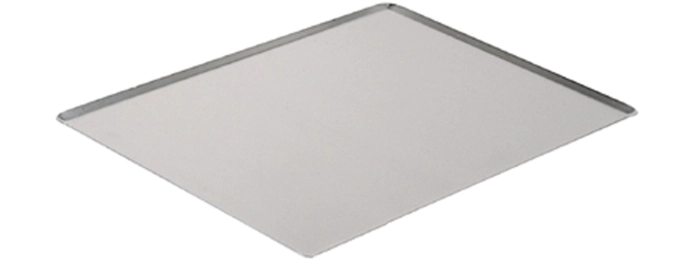 Plaque à pâtisserie en aluminium avec bords inclinés