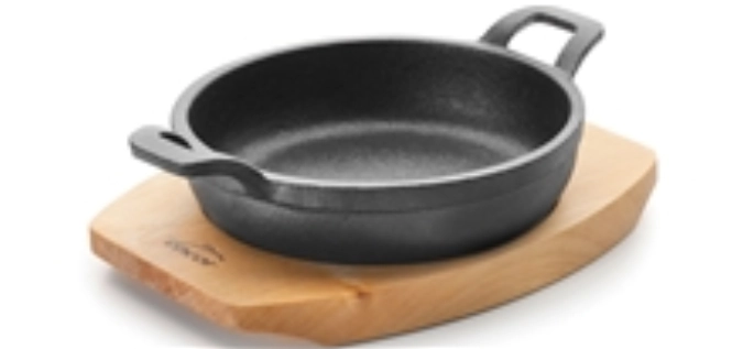 Bratentopf Magma rund mit Servierbrett