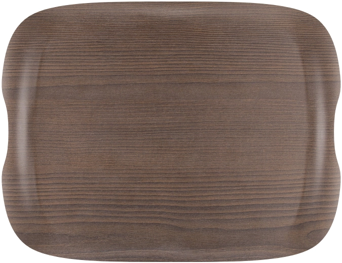Tablett Earth Wave Warm Wood