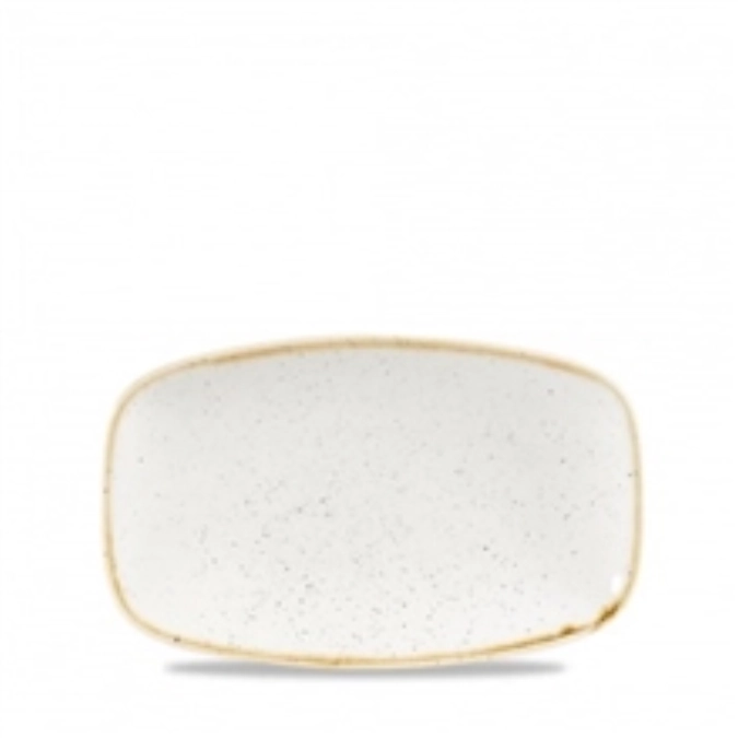 Stonecast Blanc Plaque rectangulaire No. 1 20x12.1cm
