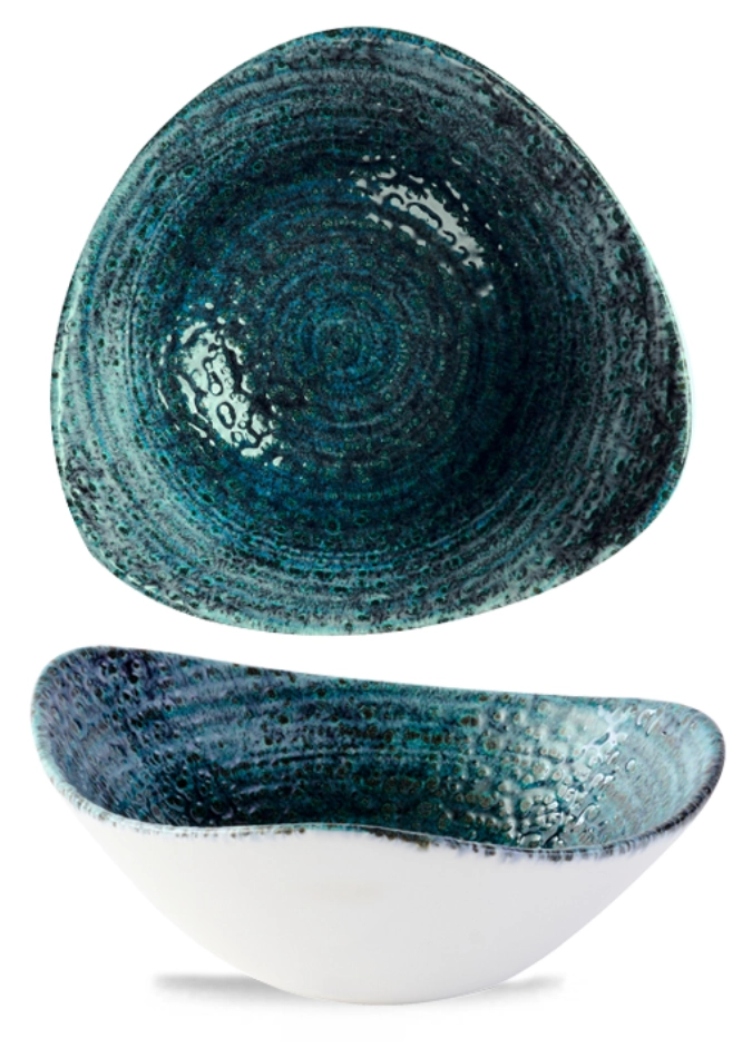 Homespun Chroma Marine Triangel Schale