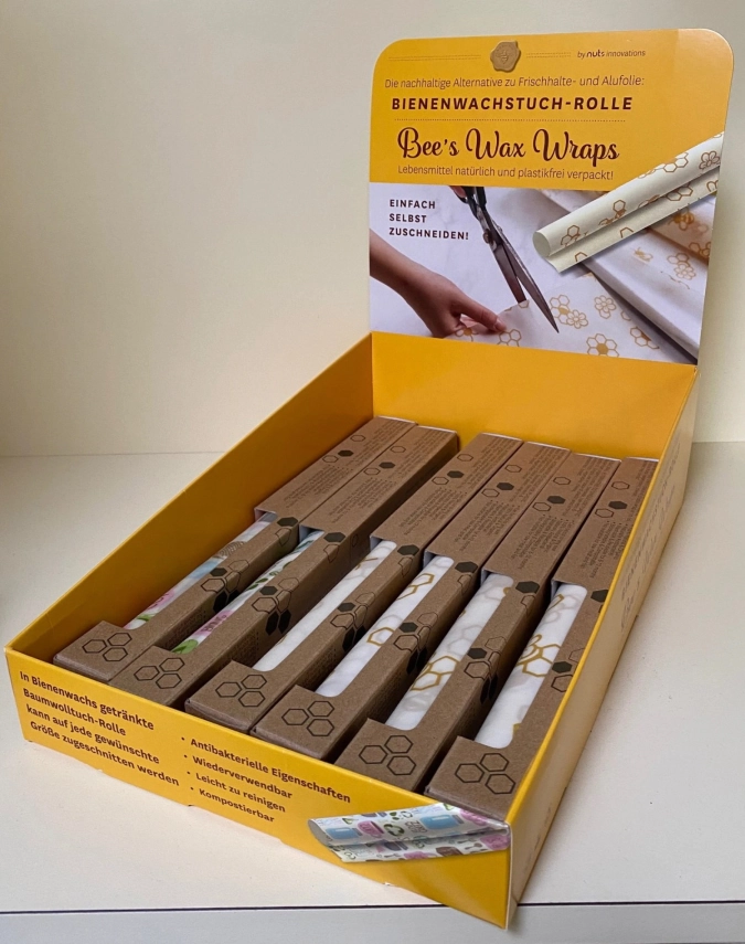Bienenwachstuch Display