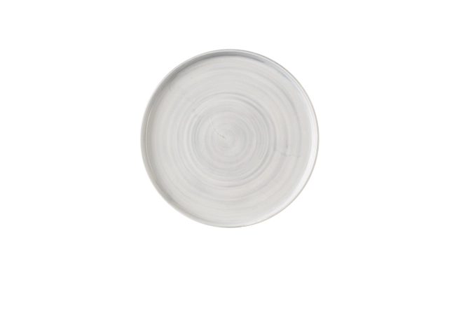 Stonecast Canvas Grey Walled Assiette plate