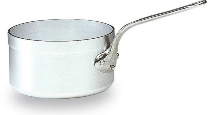 Casserole à manche en aluminium sans couvercle